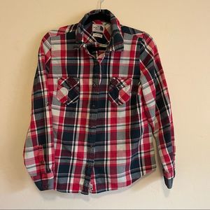 The North Face Flannel Button Down Size XL